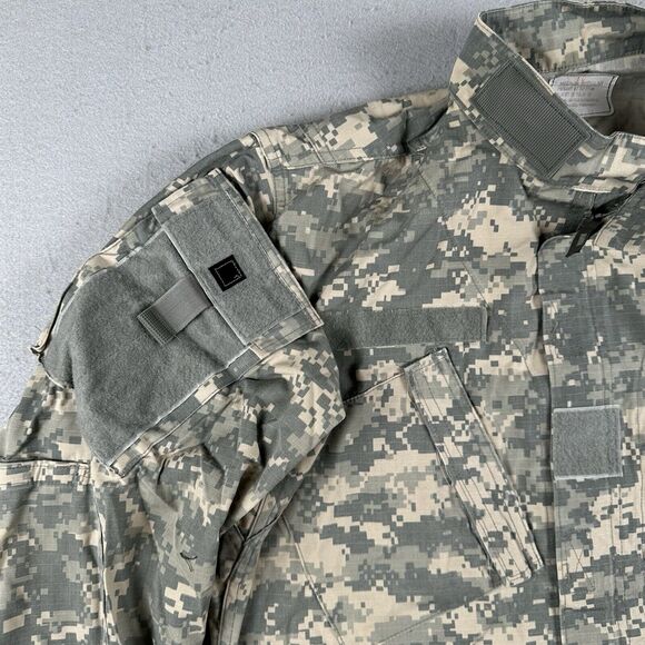 US Military ACU Army Combat Uniform Coat UCP Digital Camo Ripstop Medium Reg - Picture 6 of 16